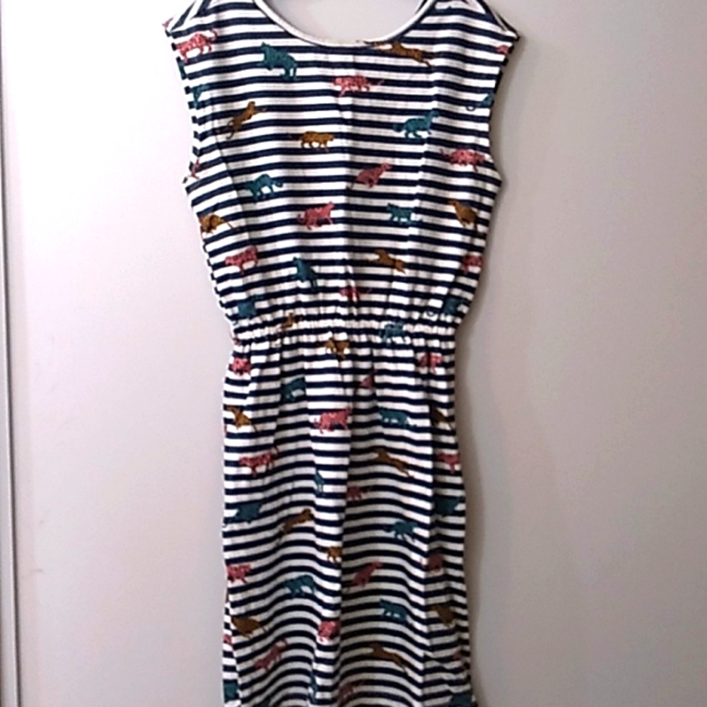 Striped leopard terry Modcloth dress